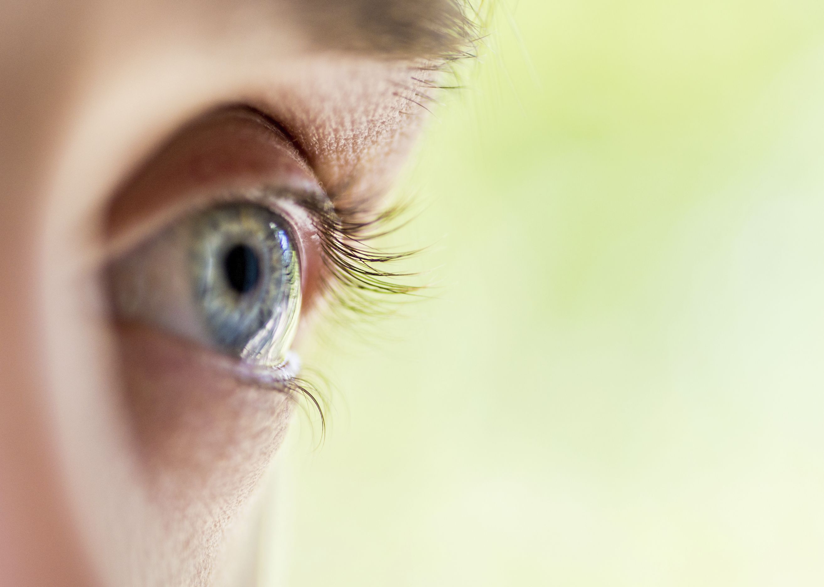 Up close photo of woman’s eye