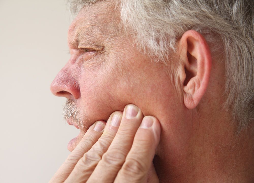 image of man with dental discomfort