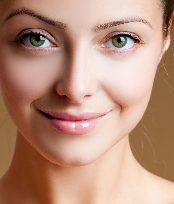 Woman's face with youthful, smooth skin