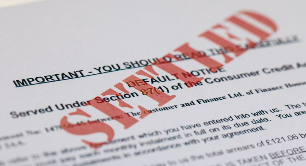 Legal settlement paperwork