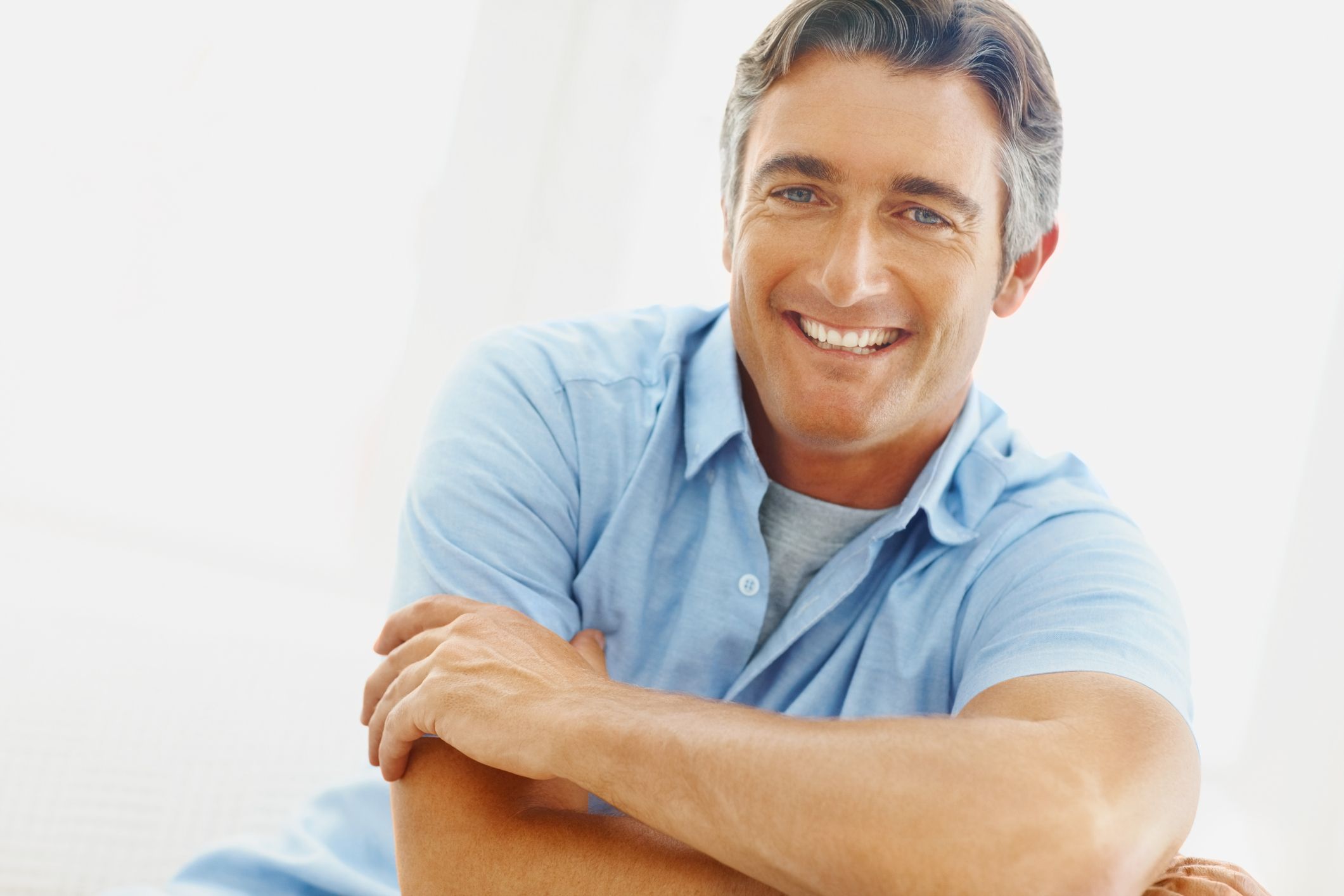 man with beautiful smile