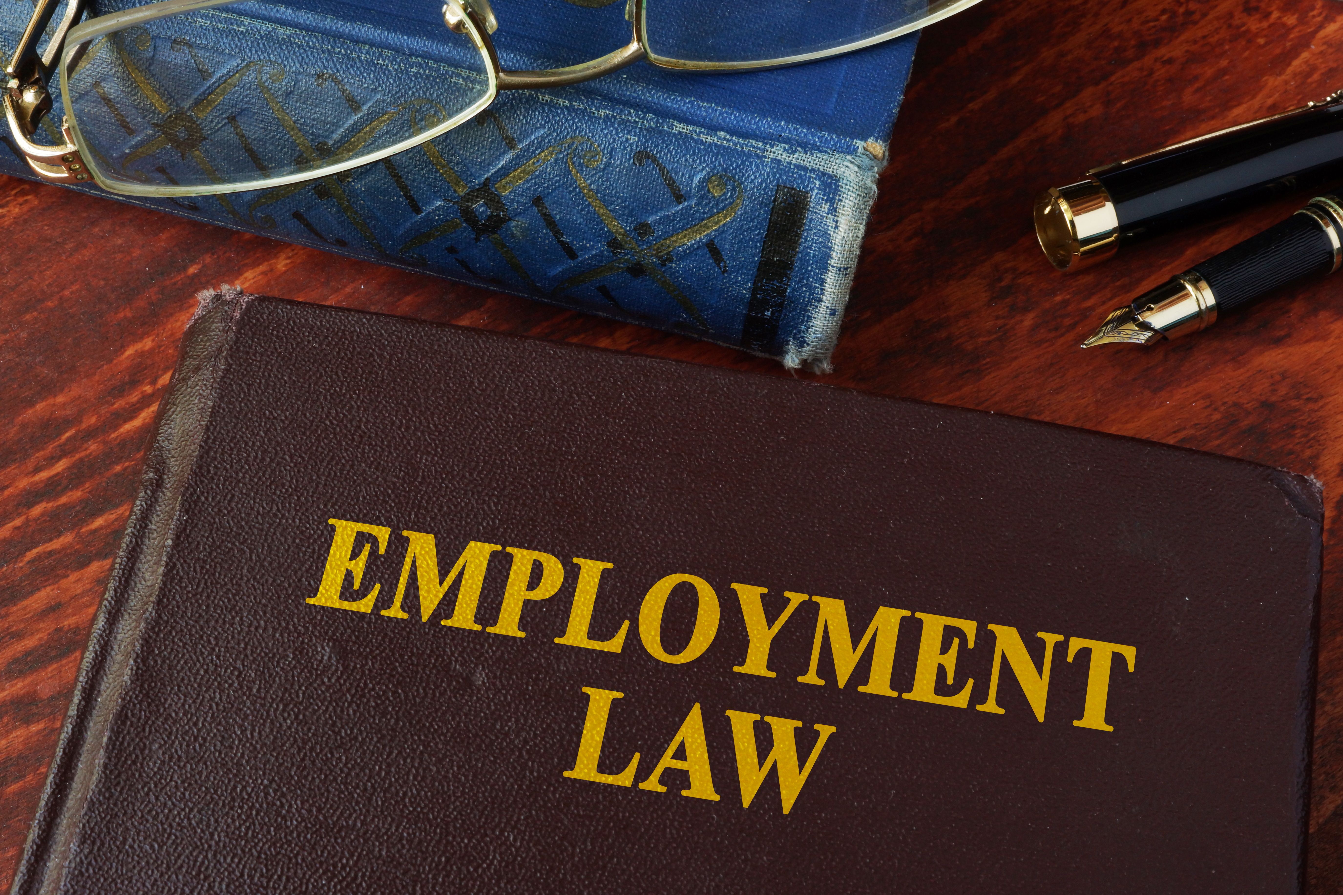 An employment law book
